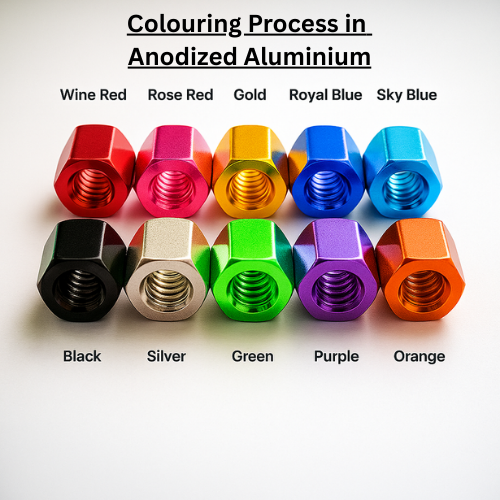 Colouring in Anodized Aluminium